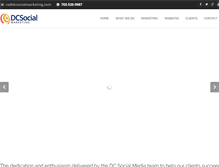 Tablet Screenshot of dcsocialmarketing.com